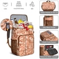 thumbnail image 5 of Travel Cooler Bag - Brown and Pink Of Leopard Print Camping Beer Cooler Backpack with Bottle Opener- Waterproof Insulated Picnic Backpacks - Cooler Bag for Beach, 5 of 6