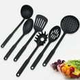 thumbnail image 4 of KMSS Cooking Utensil Set for Kitchen Dishwasher Safe BPA Free Heat-Resistant Non-stick Spatula Strainer Spoon Slotted Scoop Kit Kitchens Tool (6Pcs), 4 of 8