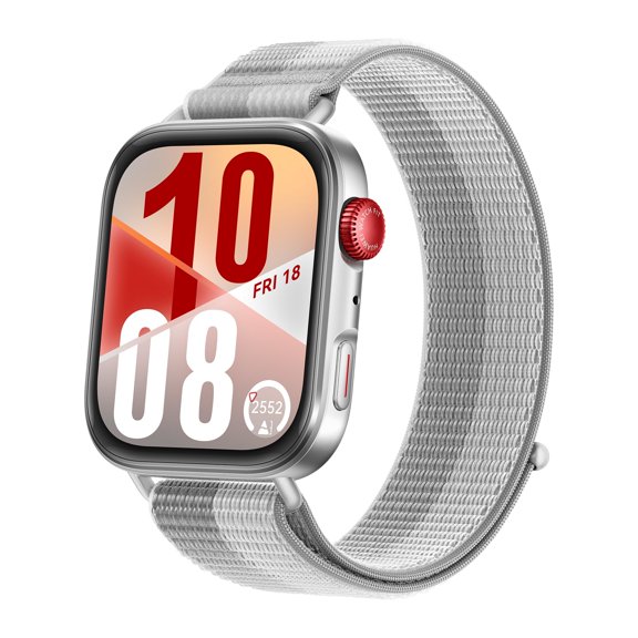 HUAWEI Watch FIT 4 Smartwatch con GPS, Pantalla de 1.82", 100+ Modos Deportivos, Rastreador de Fitness con SPO₂, Asistente de Bienestar Emocional, hasta 10 días de Batería, iOS & Android, Gris
