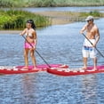thumbnail image 2 of Goplus 11' Inflatable Stand Up Paddle Board SUP W/ Carrying Bag Aluminum Paddle Pink, 2 of 12
