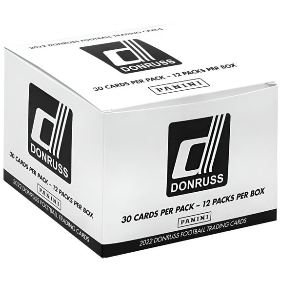 NFL Panini 2022 Donruss Football Trading Card VALUE Box (12 Packs)