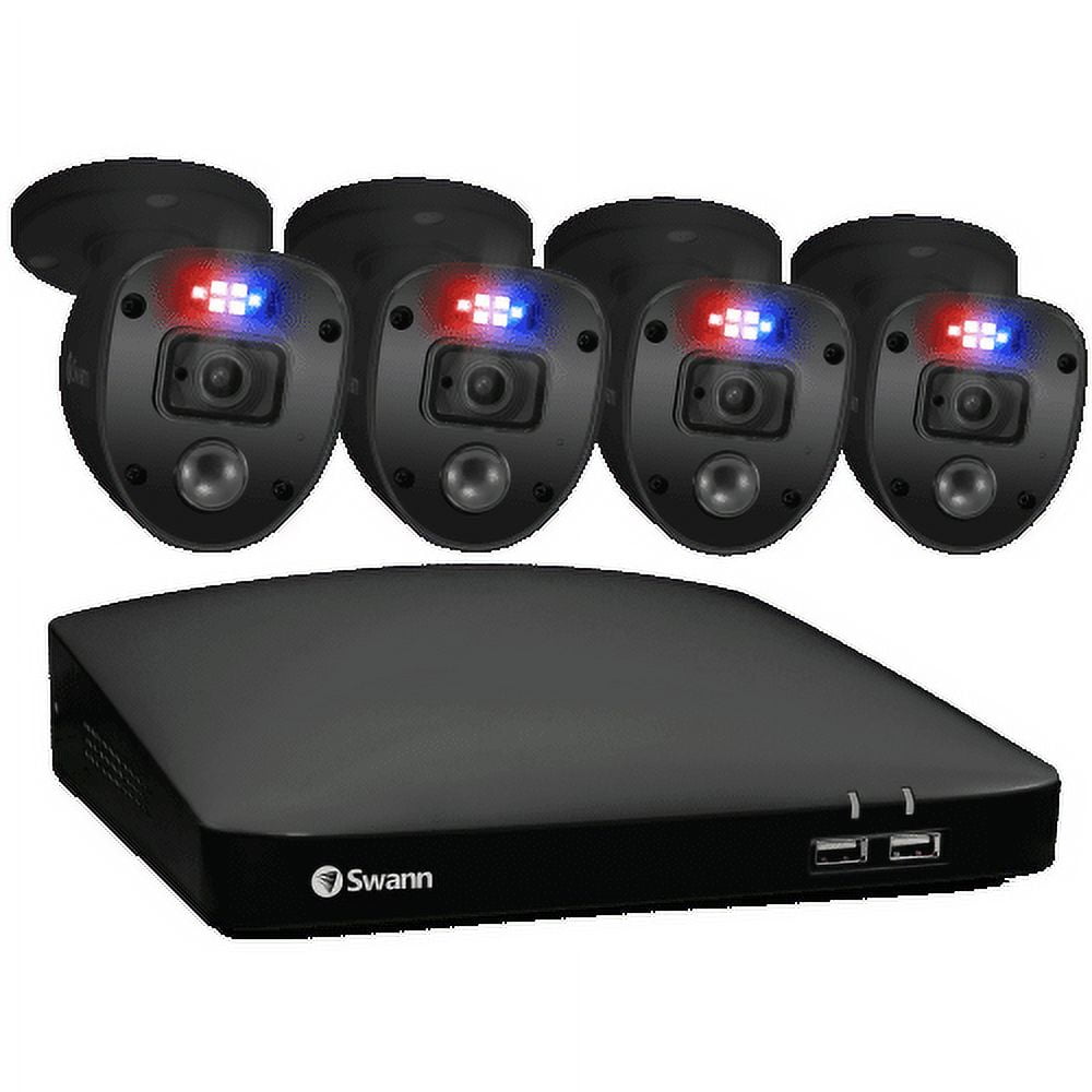 Swann Enforcer Security System 4台セット Home 4 Camera 8 Channel 1080p Full HD DVR 1TB HDD Security System