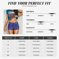 thumbnail image 5 of Daiia Ice Hockey Players With Puck Pattern Women's Workout Shorts Biker Shorts - High Waisted Workout Spandex Tummy Control Gym Running Yoga Shorts-X-Large, 5 of 8