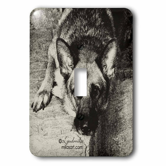3dRose, German Shepherd , single toggle switch