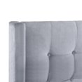 thumbnail image 4 of King Modern Wing Fabric Bed in Dove Gray, 4 of 7