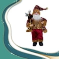 thumbnail image 2 of Ounissouiy Muñeco de Navidad de Papá Noel Decoración Sentado Decoración 30 cm Estatua de vacaciones Regalo de bricolaje de plástico 11.8 Kits de decoración para fiestas Tipo 1, 2 of 6