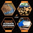 thumbnail image 2 of Lona Impermeable Azul/Marrón Xpose Safety 1.8 m x 2.4 m para Camping, 2 of 8