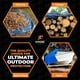 thumbnail image 2 of Lona Impermeable Azul/Marrón Xpose Safety 1.8 m x 2.4 m para Camping, 2 of 8