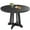 Black, variant on Huisuilinss Round Dining Table For 4,Farmhouse Kitchen Table,47" Circle Dinner Table With Wood Pedestal Base,Space Saving For Home Dining Room Living Room(Table Only)