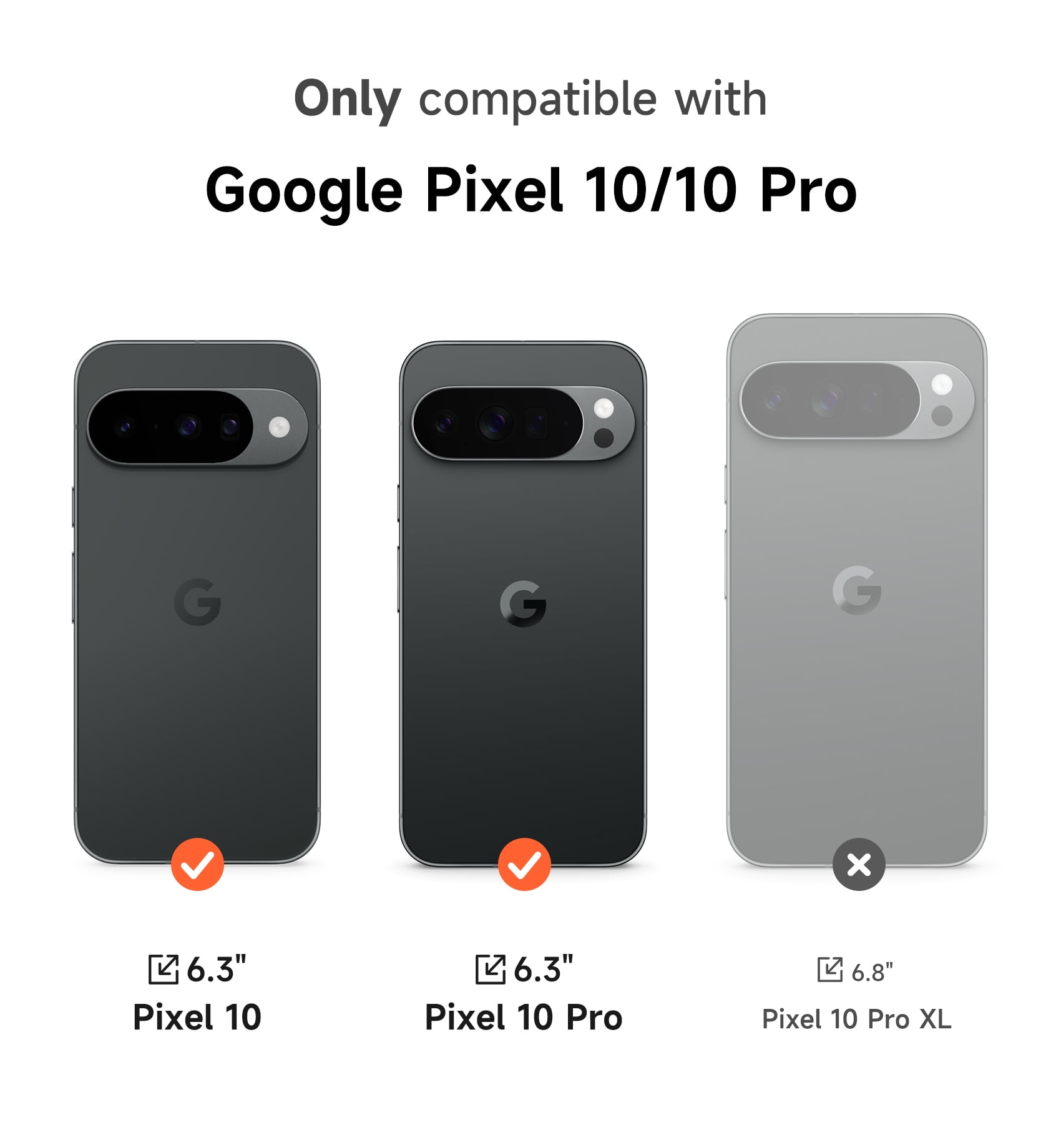 Suritch for Google Pixel 10 / 10 Pro Phone Case with 360° Rotatable Hand Strap Grip, Kickstand and Camera Cover, Rugged Shockproof Protective Cover, Purple