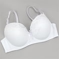 thumbnail image 3 of Aligament Sports Bras for Women, Women's Underwear 34/75 36/80 38/85 40/90 42/95 44/100 Bcde Cup Bra Sexy Lace Bra for Women Lingerie Plus Size, White, 3 of 3