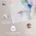 thumbnail image 2 of Verdant Breeze Over White Canvas Modern Colorful Art by Art Remedy, Gallery Wrapped, 30" x 30", 2 of 8