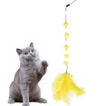 thumbnail image 2 of Juguete interactivo para gatos con forma de palo de hada y bola de hilo, que garantiza una diversión duradera y aumenta la adherencia del gato., 2 of 6