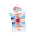 thumbnail image 3 of Toalla de playa con capucha, poncho, toalla de secado, reutilizable, a rayas, absorbente, portátil, para surf Tipo B, 3 of 9