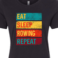 thumbnail image 4 of Inktastic Eat Sleep Rowing Repeat Women's T-Shirt, 4 of 5