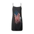 thumbnail image 3 of OAVQHLG3B Womens Dresses Sun Dresses Women Summer Casual 4th of July Outfits American flag Slim A-Line V-Neck ing Sleeveless Sling Skirt Dress, 3 of 4