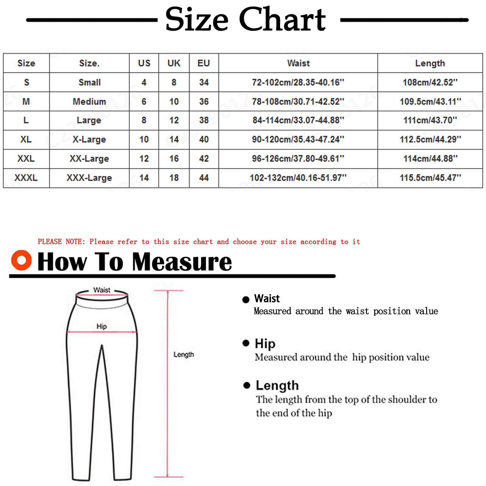 Aoochasliy Womens Pants Plus Size Elastic Waist Long Straight Pants ...