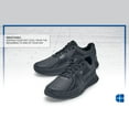 thumbnail image 5 of Shoes For Crews Falcon II, Women's Slip Resistant Work Shoes, Water Resistant, Black Leather, 5 of 9