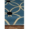 thumbnail image 2 of Vintage Tangram Blue & Sand 5' x 7'6" Area Rug, 2 of 6