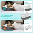 Elviros Adjustable Cervical Memory Foam Pillow, Orthopedic Support