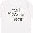 thumbnail image 4 of Inktastic Faith Over Fear with Laurels Boys or Girls Long Sleeve Toddler T-Shirt, 4 of 5