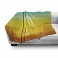 thumbnail image 3 of Colorful Soft Flannel Fleece Throw Blanket, Gradient Colored Digital Female Human Body with Central Points Design, Cozy Plush for Indoor and Outdoor Use, 60" x 80", Multicolor, by Ambesonne, 3 of 6