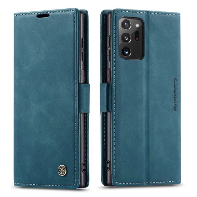 1pc Flip Case For Samsung Galaxy S23 S22 Ultra Note 10 Note 20 Ultra Retro Magnetic Card Artificial Leather Wallet