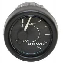 Faria Boat Trim Gauge GP7355A | Mercury 2 Inch Black