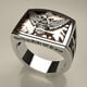 thumbnail image 3 of Anillo de águila bicéfala tendencia de personalidad nuevos accesorios para hombres-No.8-KYRA0973 Sailing Electrónica, 3 of 5