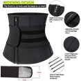 thumbnail image 5 of Vaslanda Women Neoprene Sauna Waist Trainer Corset Sweat Belt Weight Loss Compression Trimmer Workout Fitness, 5 of 6
