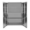 thumbnail image 3 of Seville Classics UltraHD® Heavy Steel Lockable Organizer Locker Storage Cabinet, 48" W x 24" D, Granite, 3 of 15