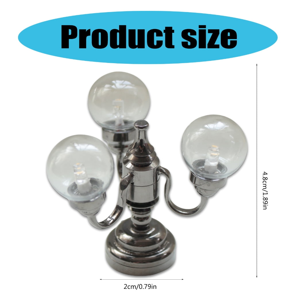 KUFptva Chandelier Model Bedroom Ceiling Light Miniature Lamp Model Accessories Role Play Furnishings Lighting Toy Doll House