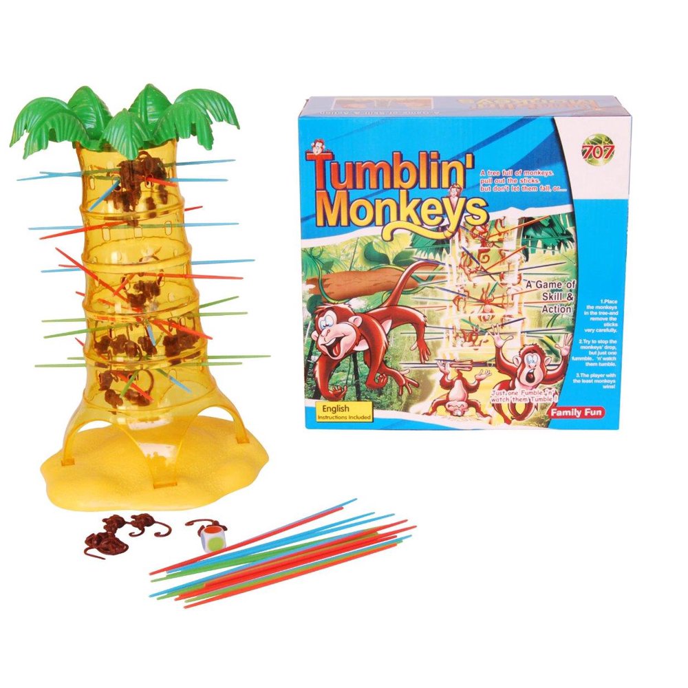 Lightahead Tumbling Monkeys Game. A Board game of Skills and Action