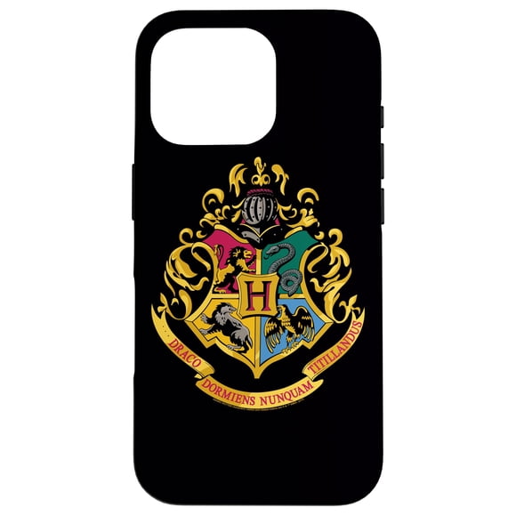 Funda para iPhone 16 Pro de Harry Potter con escudo de Hogwarts