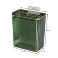thumbnail image 6 of 7/9L Hanging Trash Can with Lid Clear Modern Large Capacity Wall Cabinet Door Under Sink Mount Waste Rubbish Garbage Storage Bin Kitchen Supplies, 6 of 6