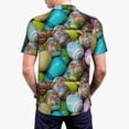 thumbnail image 4 of Daiia Easter Egg1 Pattern Men’s Polo Shirts,Solid Deck Shirt,Classic Fit, Breathable Cotton Polo for Casual and Sport Wear-4X-Large, 4 of 9