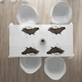 thumbnail image 3 of Ambesonne Animal Place Mats Set of 4, Wild Horse Portrait, Standard Size, Brown White, 3 of 4