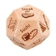 thumbnail image 2 of Herramientas y mejoras para el hogar Dados de decisión de alimentos Regalo Juego de dados de madera de múltiples caras Juego de mesa un dado, 2 of 5