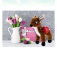 thumbnail image 3 of DolliBu I Love You Heart Standing Deer Large Plush - 12.5 inches, 3 of 6