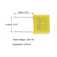 thumbnail image 3 of Unique Bargains Capacitors Polypropylene Film 0.047uF 275VAC X2 MKP, 3 of 5