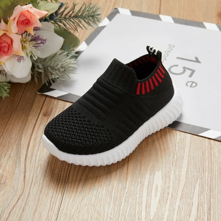 

PatPat Toddler / Kid Breathable Knitted Solid Sneakers