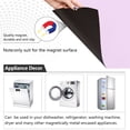 thumbnail image 2 of Dailycode Dishwasher Magnet Cover Magnetic Fridge Door Cover Home Kitchen Decor, Taro Purple, 23"x 26", 2 of 6