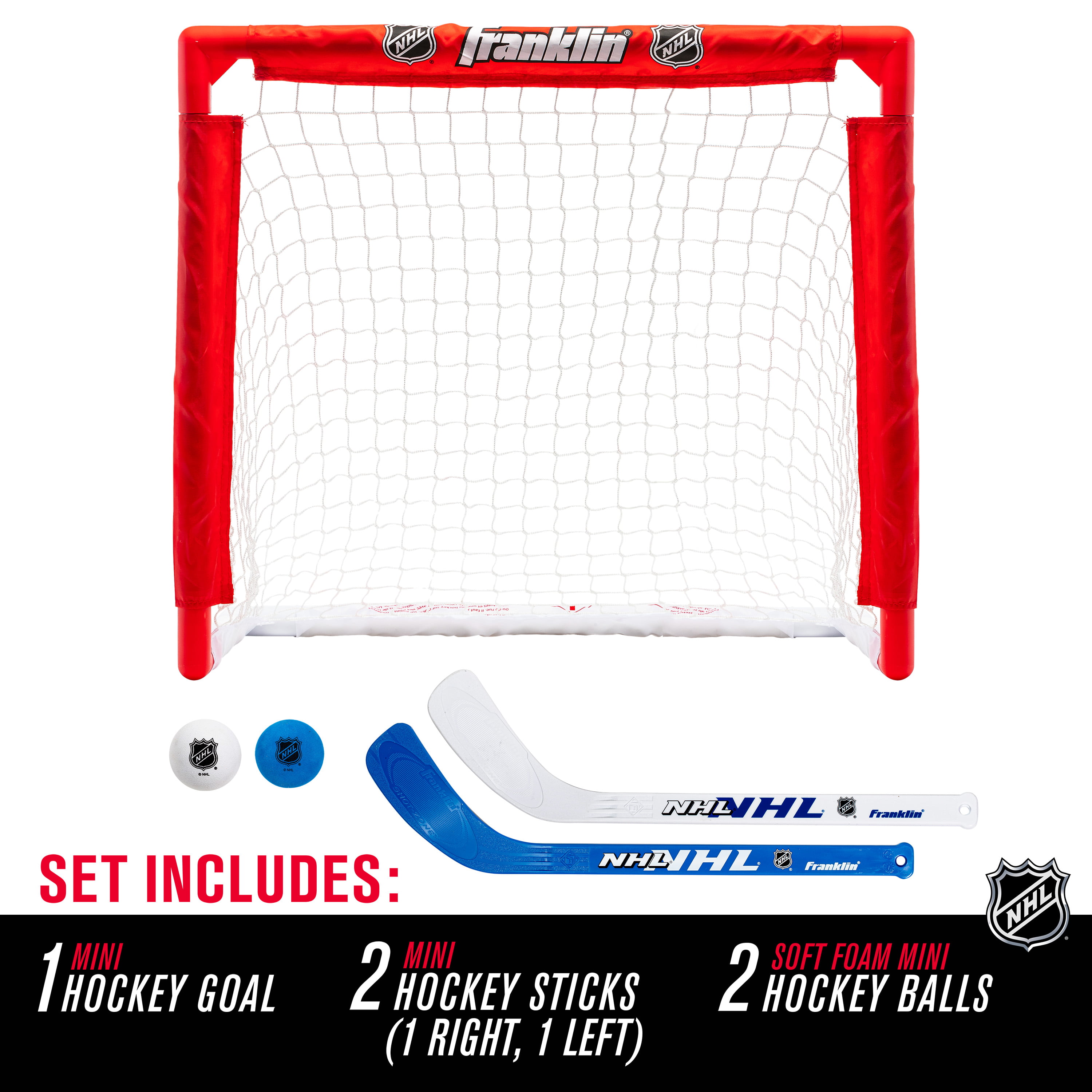 Buy Franklin Sports NHL Mini Hockey 2 Goal Set Online at Low Prices in  India 