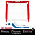 Franklin Sports NHL Kids Mini Hockey Set Includes 1 Knee Hockey Goal