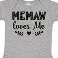 thumbnail image 4 of Inktastic My Memaw Loves Me Boys or Girls Baby Bodysuit, 4 of 5