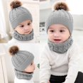 thumbnail image 3 of Wdgfv Scarf Woolen Earflap Hood Warm Skull Knit Caps Beanie Cap for Toddlers Baby Girls and Boys, 3 of 5