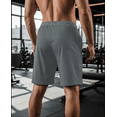 thumbnail image 3 of NY Threads Multipack Mens Athletic Shorts, Medium, Black/Navy/Medium Grey, 3 of 7