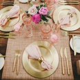 thumbnail image 4 of TABLECLOTHSFACTORY 6 Pcs Plaques de Chargeur Rondes Dorées 13 Pouces pour Décoration de Table, 4 of 4