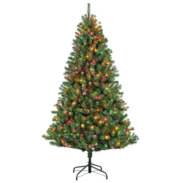 Puleo International 7.5 ft. Prelit Northern Fir Artificial Christmas