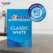 Crest Teeth Whitening Kit, 3DWhitestrips Classic White Teeth Whitening Kit, 10 Count
